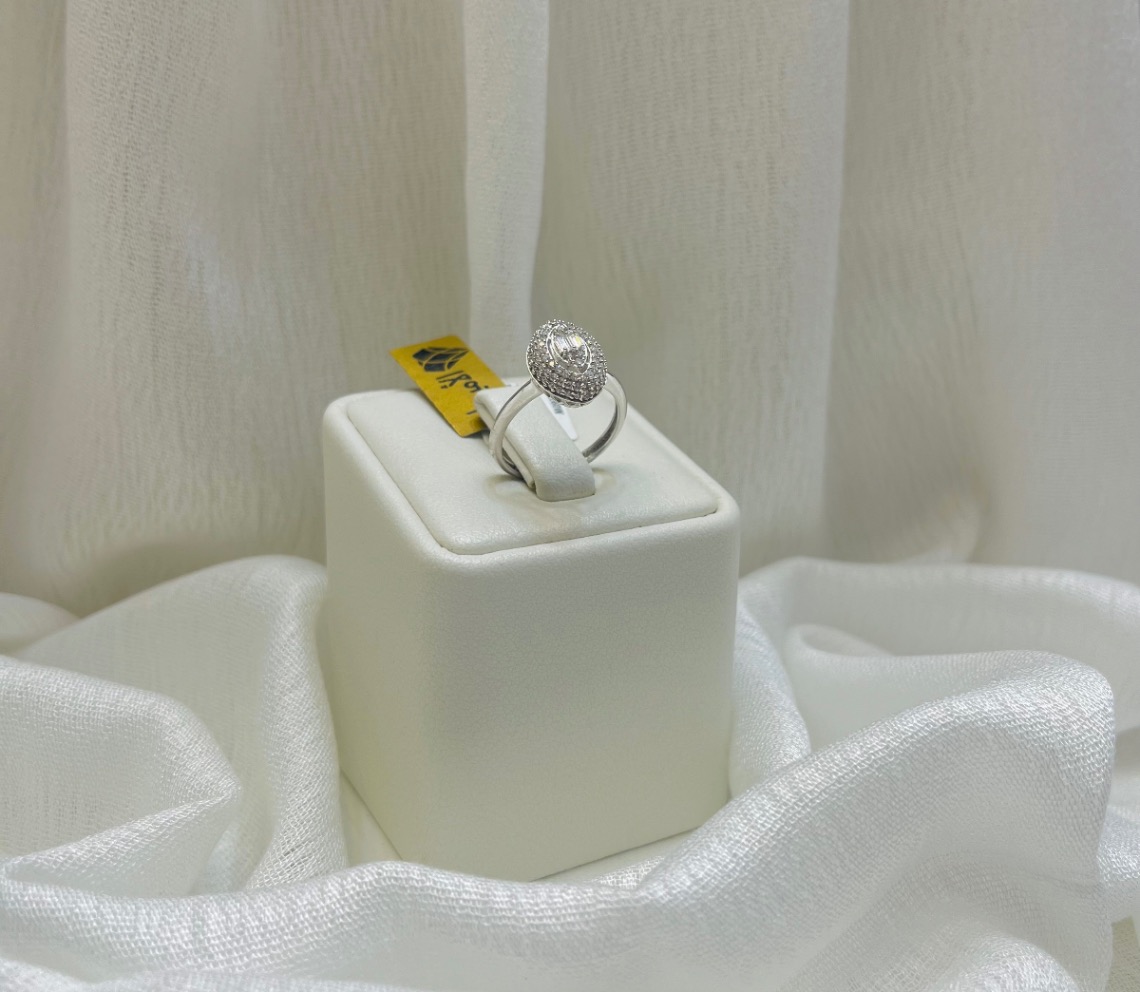 خاتم — لازوردي — عيار 18 — 3.45 جم