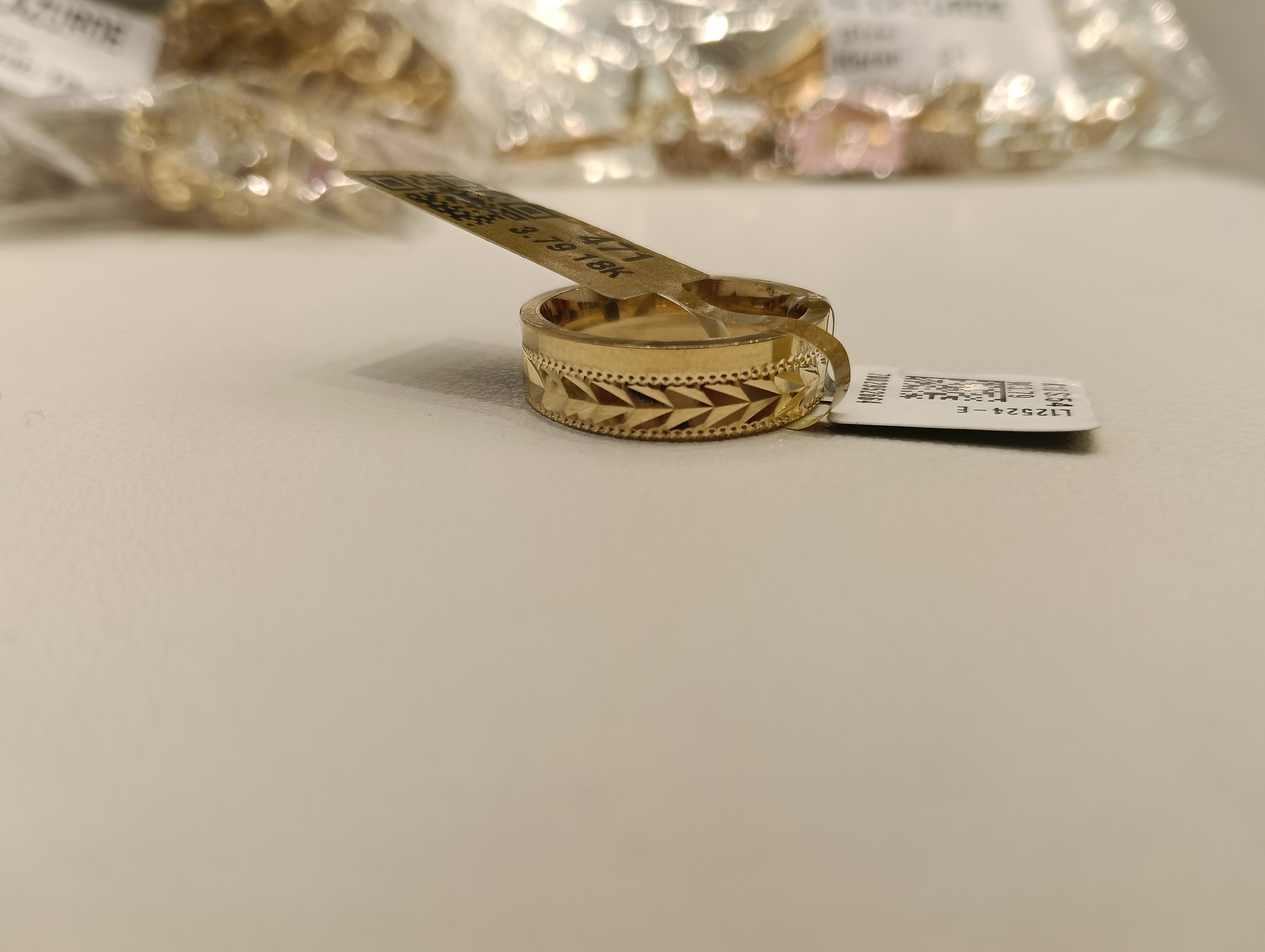 دبلة — لازوردي — عيار 18 — صورة 2