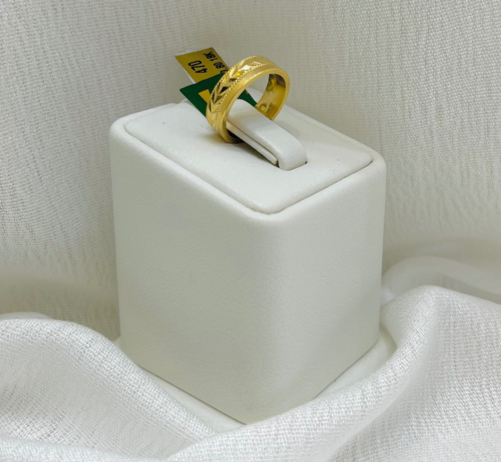 دبلة — لازوردي — عيار 18 — 4.20 جم