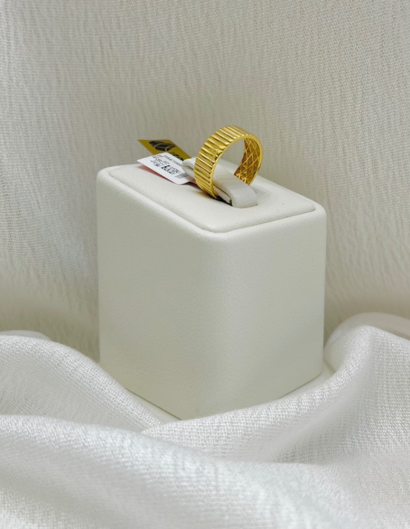 دبلة — لازوردي — عيار 18 — 2.75 جم