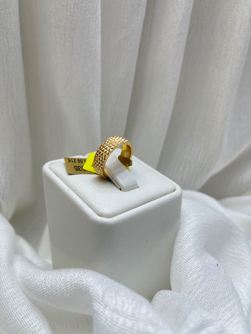 دبلة — لازوردي — عيار 21 — 3.50 جم