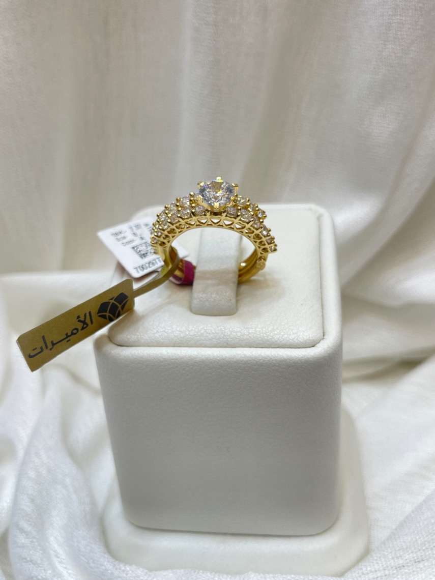 توينزات مجمع — لازوردي — عيار 18 — 7.37 جم