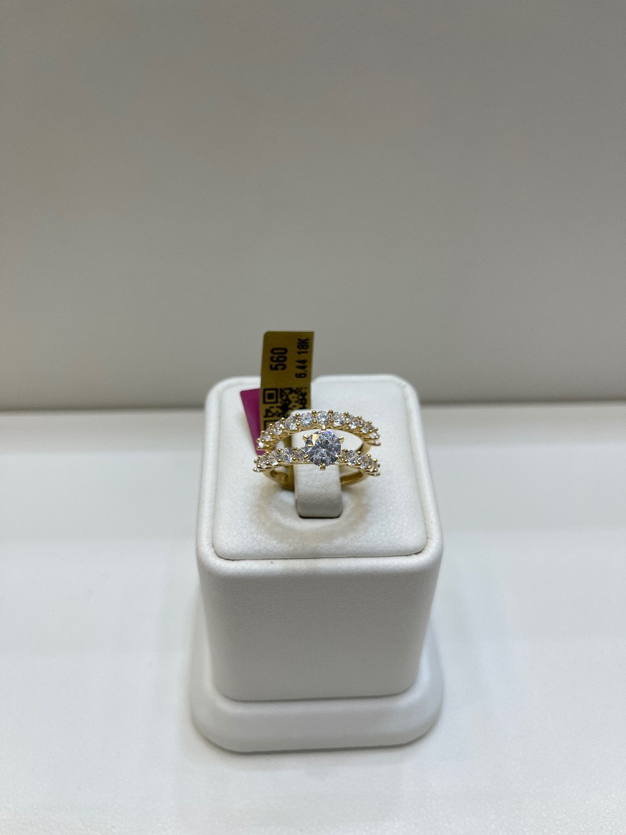 توينزات مجمع — لازوردي — عيار 18 — 6.44 جم