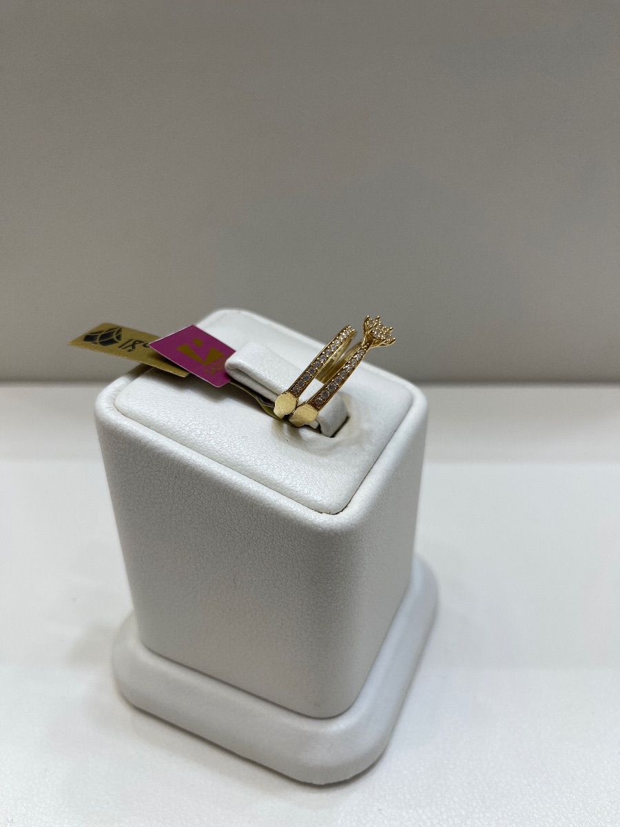 توينزات مجمع — لازوردي — عيار 18 — 3.79 جم