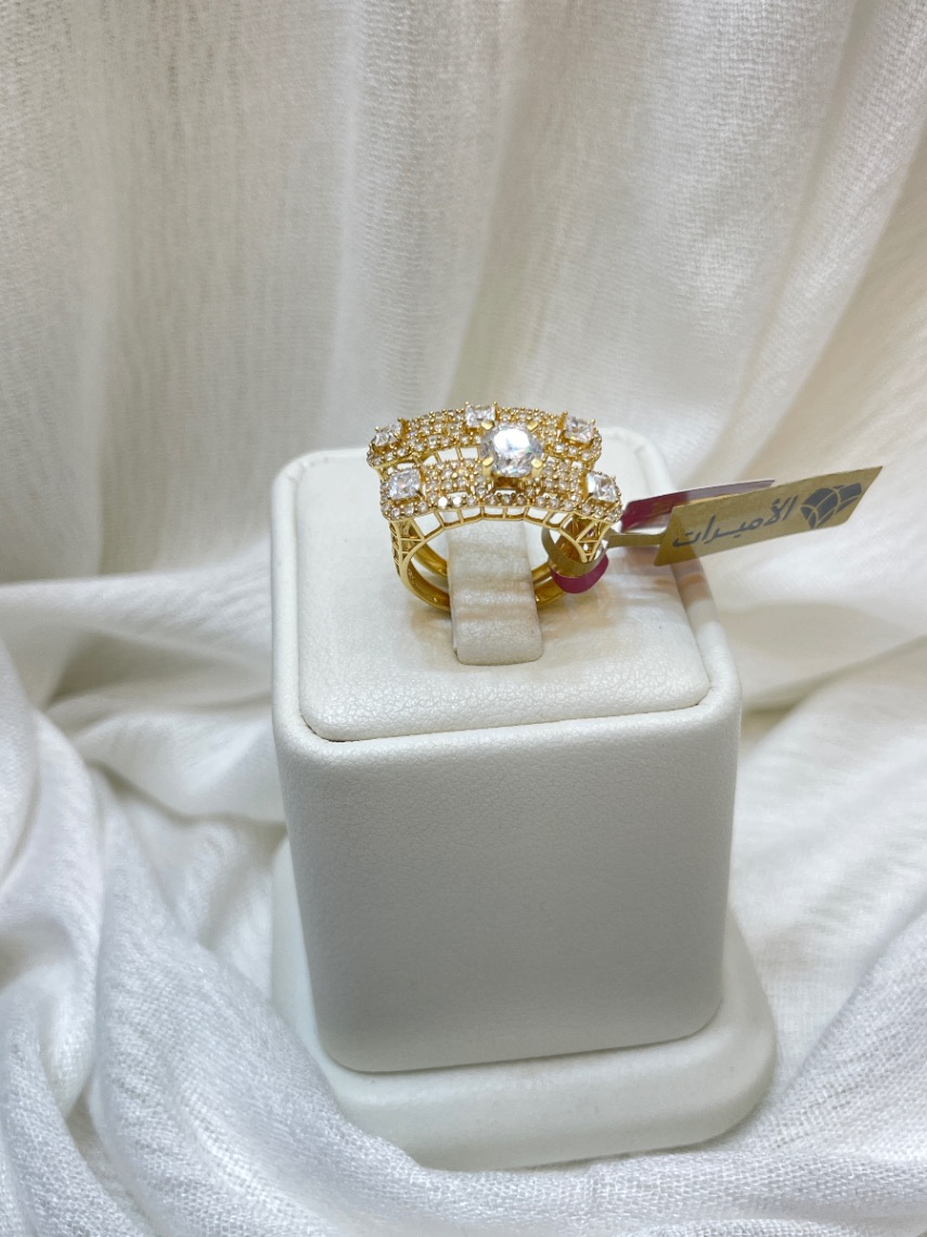 توينزات مجمع — لازوردي — عيار 18 — 6.37 جم